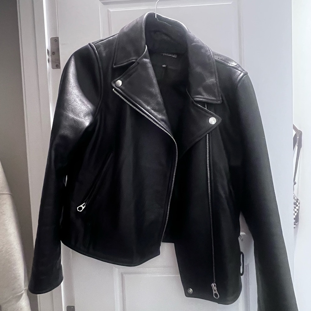 Madewell Black Leather Jacket